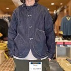 Mens Women Japan Blue Denim Coat Jacket Big Pockets Unisex Work Shirt Jacket