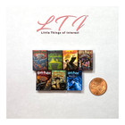 Harry Potter 7 Pc Readable Illustrated Miniature Book Set 7 Pcs 1 12 Scale Books