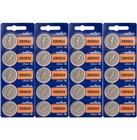 50 Pack Murata Replaces Sony Cr2032 3v Lithium Coin Batteries Freshly New