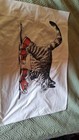 Used Kliban Red Sneaker Cat Pillowcase