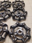 6 Vintage Industrial Valve Handle Faucet Knob Nos Cast Iron