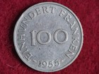 1955 Saarland 100 Franken