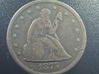 1875-cc Twenty-cent Piece   Carson City Mintage Just 133k 