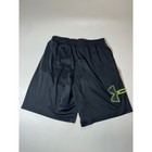 Under Armour Athletic Shorts Boys Medium Black Excellent Neon Green Logo Pockets