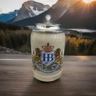 Hofbr  uhaus M  nchen German Beer Stein Pewter Lid Made In Germany