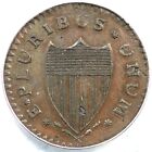 1788 M 67-v R-1 Anacs Ef 40 Details New Jersey Colonial Copper Coin