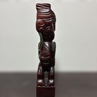 Hawaii Vintage Tiki Wood Carving Sculpture Maori New Zealand Interior