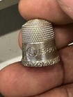 Vintage Sterling Silver Thimble Des Moines Iowa 1986