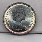 1967 Canada Silver Dollar Goose Canadian  1 Proof Like  nice Toning 