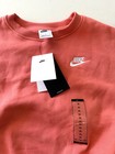 Nwt Nike Sportswear Club Fleece - Girls Size Xl -boxy Crew-neck Sweatshirt Mango