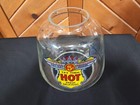 Silver King Or Hot Nut Hand Blown Gumball peanut Globe With 5c Hot Fresh Decal