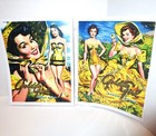 Vintage 1953 Uncut Golden Girl Paper Dolls Reproduction 50 s Beauties
