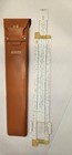 Analon Slide Rule 681400 Keuffel   Esser Co  1966 With Orange Leather Case