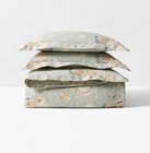 Ralph Lauren Gwynne Revesible Comforter 3 Pc  Set King Sage  Green  385 Cotton