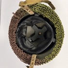 Ww2 Canadian Army   2 Tone Net   Helmet General Brodie Mkii Steel  1941 42
