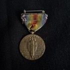 Original Wwi Usmc Victory Medal  W France Clasp And Maltese Cross