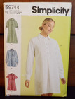 Simplicity Sewing Pattern S9744 Misses Dresses Sleeve Variations Sizes 18-26 Uc