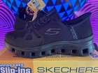       size 6 Womens Skechers Glide-step Pro Slip Resistant Work Shoes Black           