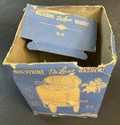 Vintage Wolverine Deluxe Washing Machine Toy Tin Wringer Red White Cranks Work