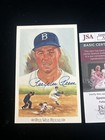 Pee Wee Reese Hof Signed Perez-steele 1989 Postcard Auto Jsa Coa  10000 -1 