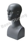 2pcs Plastic Male Mannequin Head Bust Wig Hat Jewelry Display  erag-ps X2