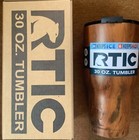 Rtic 30 Oz Thermal Tumbler Walnut Coffee Mug Travel Cup Cold hot Same Day Ship  