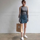 Plain T Shirt Women Cotton Elastic Basic Tops Long Sleeve Sexy Thin See Through