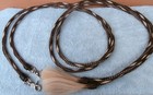 Hitched Horse Hair Bridle Reins 7 Ft  Long Split Reins Deer Lodge  5 In  Tassels