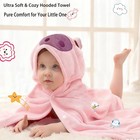 Blush 27 5x55 Inch Toddler Infant Baby Girl Boy Hooded Soft Bath Towel Blanket