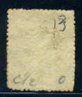 1871 St  Vincent Stamp  Queen Victoria  1p  Sc 13  Used  Cv  20