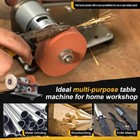 Mini Electric Grinder Belt Sander Polishing Grinding Diy Knife Sharpener Machine