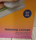 Inflatable Relaxing Lounge Pool Float White For Adults Unisex  New