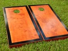Regulation Black Border Gunstock Cornhole Boards Wo  Bags