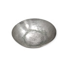 Vintage Islamic White Metal Bowl With Old Inscription Arabic Middle Eastern Art