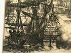 Cuba Havana 1673 Arnold Montanus Rare Large Antique Engraved View 17th Century