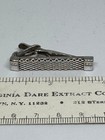 Vintage Sterling Silver Mesh Bar Tie Clasp 2 1  Mens Accessory