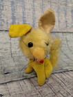 Sutton And Sons Yellow Fox Plush Toy Ribbon Collar Vintage Rare