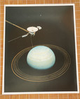 Vintage Space Nasa Photo Uranus Concept  Voyager  Jpl Kodak Paper