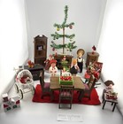Vintage 1 12 Scale Christmas Dollhouse Miniature Furniture   Decor Lot - 25  Pcs