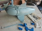 Vintage 1975 Jaws Shark Toy With Original Box   Game Pieces Lot 26-38-25