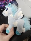 2008 Neopets Series 3 Approx 7  Cloud Uni Unicorn Pegasus Plush 