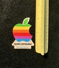  vintage 1980   s Apple Macintosh Rainbow Diecut Sticker decal 2   x1-1 2   