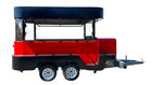 150  Vendor Trailer Mobile Concession Food Vending Cart Red Truck Head Trailer