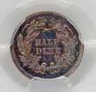 1865 Pcgs Pr62 13k Minted   500 Proof   5th Lowest H10c    Seated Half Dime Pr63  