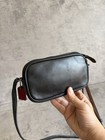 Coach X Disney 56268b Mickey Mouse Crossbody Leather Pouch Clutch Purse Black