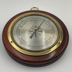 Vintage Wooden Barometer Weather Station Made In Western Germany - Untested