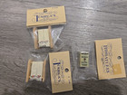 3 New In Pack Miniature Dollhouse Wood Linen Rack Toilet Box Accessories