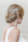 Crystal Hair Comb Flower Crystal Rhinestone Wedding Hair Comb Bridal