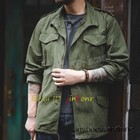 M65 Field Jacket Military Jacket Men s Pockets Vintage Casual Work Coat Green