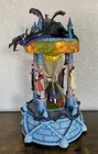Disney Villains Hourglass Snow Globe Statue Light-up Musical W  Styrofoam Box